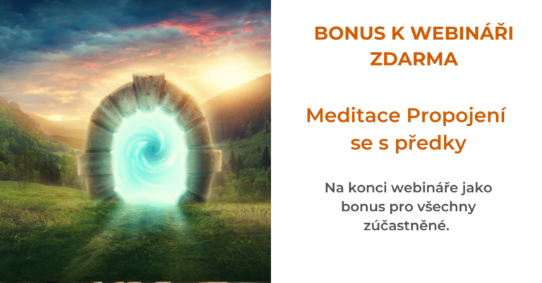 bonus - meditace zdarma