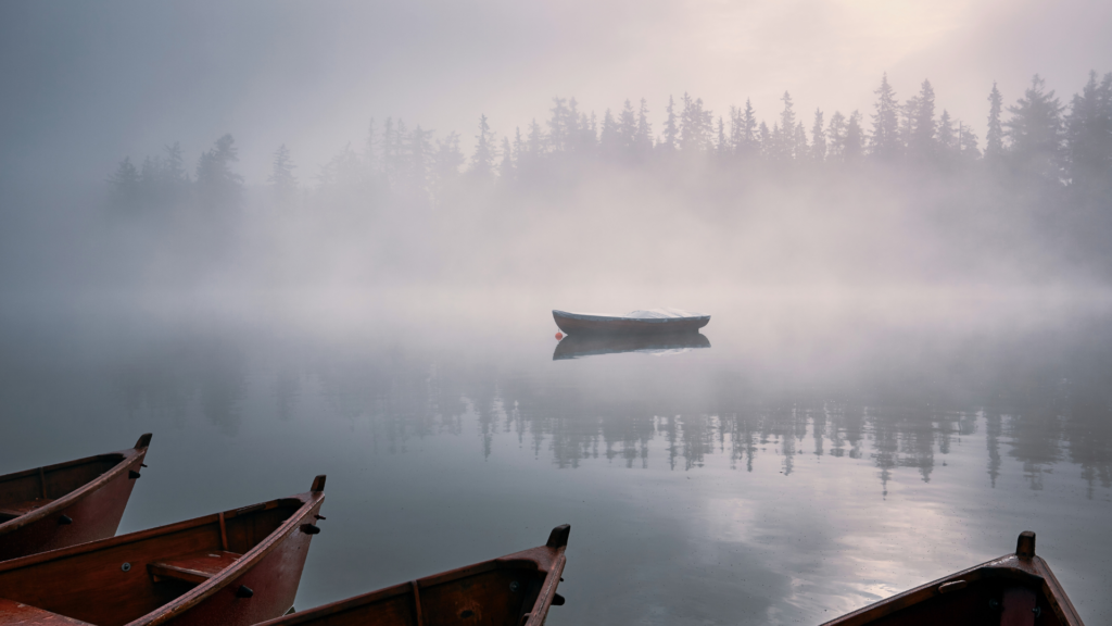 Temné jezero s černým lesem, symbolika minulých životů